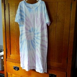 Gap kids xl tie dye T-shirt dress